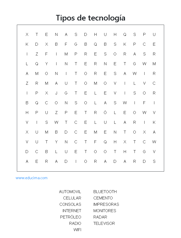 tipos de tecnologia